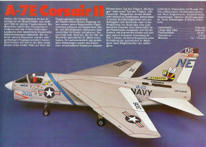 Corsair ll A-7E 145,5 cm